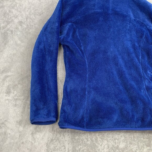 Patagonia R4 Jacket Women's Medium Blue Soft Sherpa Fleece Outerwear Hiking - Picture 12 of 12